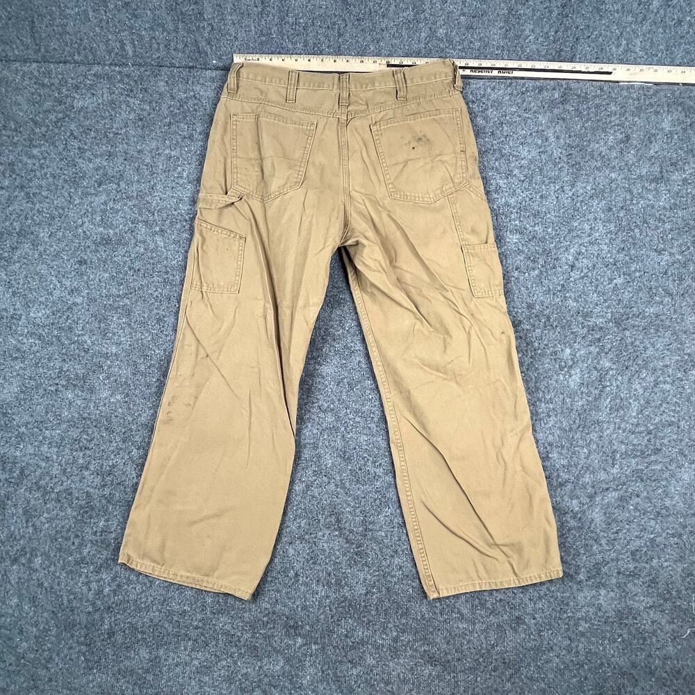 Faded Glory‎ Cargo Pants Mens 34x29 Khaki Work Utility Carpenter Cotton